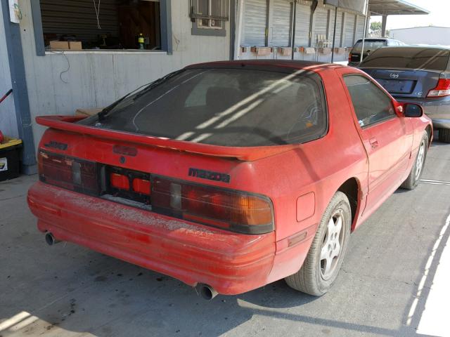 JM1FC3315M0906402 - 1991 MAZDA RX7 RED photo 4