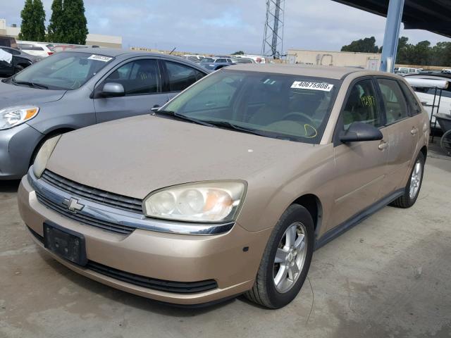 1G1ZT62835F305185 - 2005 CHEVROLET MALIBU MAX GOLD photo 2