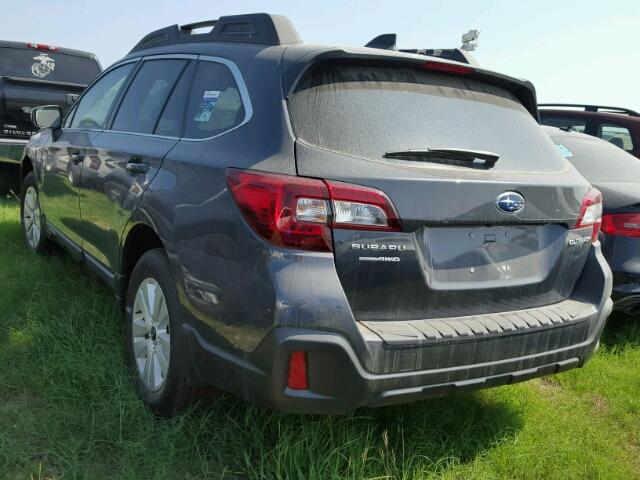 4S4BSAHC9J3200989 - 2018 SUBARU OUTBACK 2. CHARCOAL photo 3