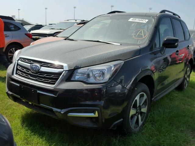 JF2SJADC9JH434390 - 2018 SUBARU FORESTER 2 BLACK photo 2