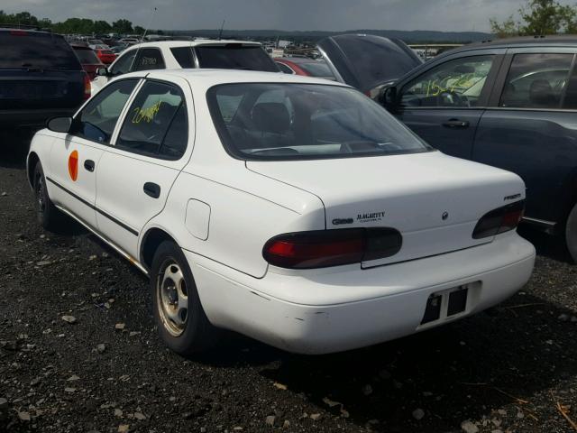 1Y1SK5265SZ029764 - 1995 GEO PRIZM WHITE photo 3