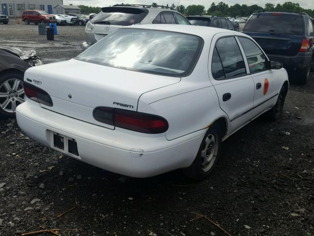 1Y1SK5265SZ029764 - 1995 GEO PRIZM WHITE photo 4