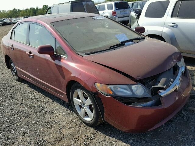 1HGFA16816L064471 - 2006 HONDA CIVIC EX მუქწითელი ფოტო 1