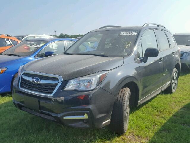 JF2SJADC6JH412363 - 2018 SUBARU FORESTER 2 BLACK photo 2