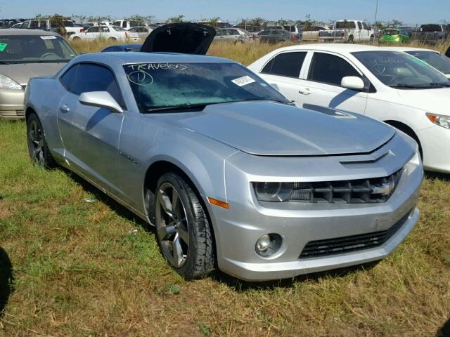 2G1FJ1EJ8A9202003 - 2010 CHEVROLET CAMARO SILVER photo 1