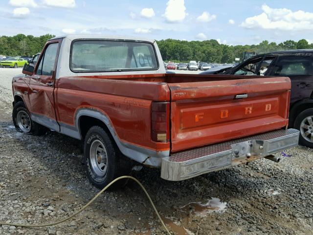0LDL0T34383368 - 1984 FORD F-150 RED photo 3