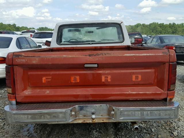 0LDL0T34383368 - 1984 FORD F-150 RED photo 6