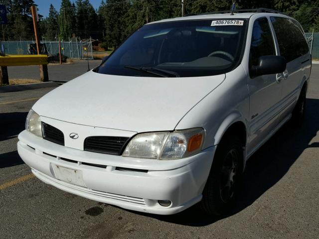 1GHDX13E32D153276 - 2002 OLDSMOBILE SILHOUETTE WHITE photo 2