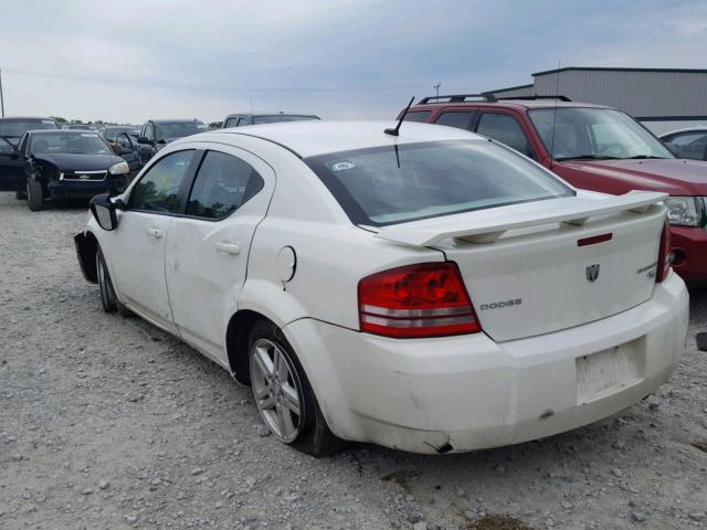 1B3CC5FB7AN164975 - 2010 DODGE AVENGER R/ WHITE photo 3