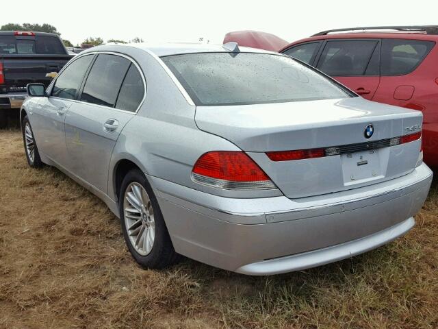 WBAGN63515DS59913 - 2005 BMW 745 LI SILVER photo 3