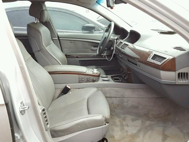 WBAGN63515DS59913 - 2005 BMW 745 LI SILVER photo 5