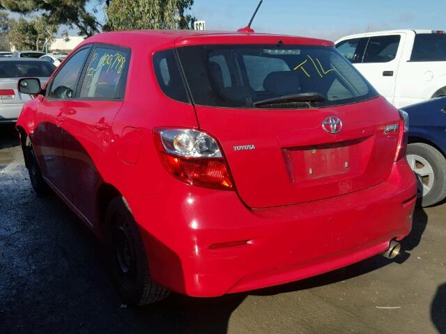 2T1KU4EE3AC234164 - 2010 TOYOTA MATRIX 红色 照片 3