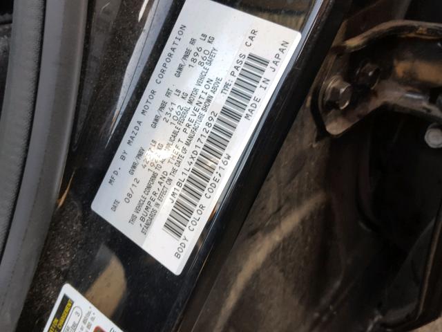 JM1BL1L4XD1712892 - 2013 MAZDA SPEED 3 BLACK photo 10