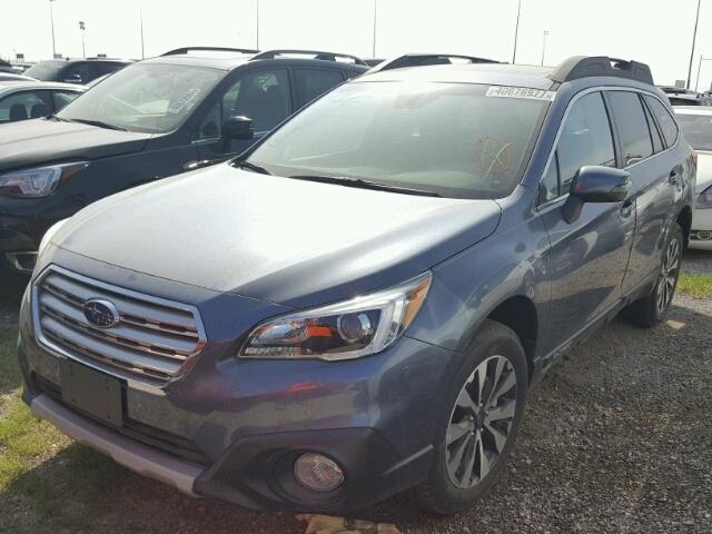 4S4BSANCXH3402934 - 2017 SUBARU OUTBACK 2. BLUE photo 2