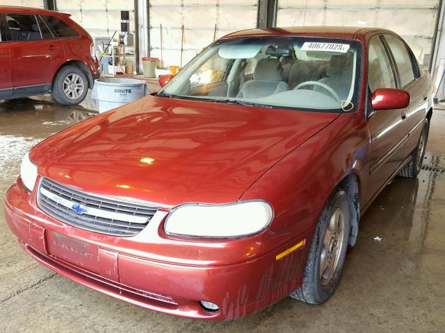 1G1NE52J32M609839 - 2002 CHEVROLET MALIBU LS 勃艮第红 照片 2