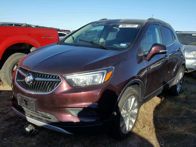 KL4CJASB6HB060650 - 2017 BUICK ENCORE PURPLE photo 2