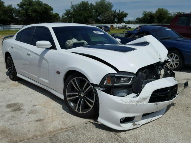 2C3CDXGJ3DH696786 - 2013 DODGE CHARGER SU WHITE photo 1