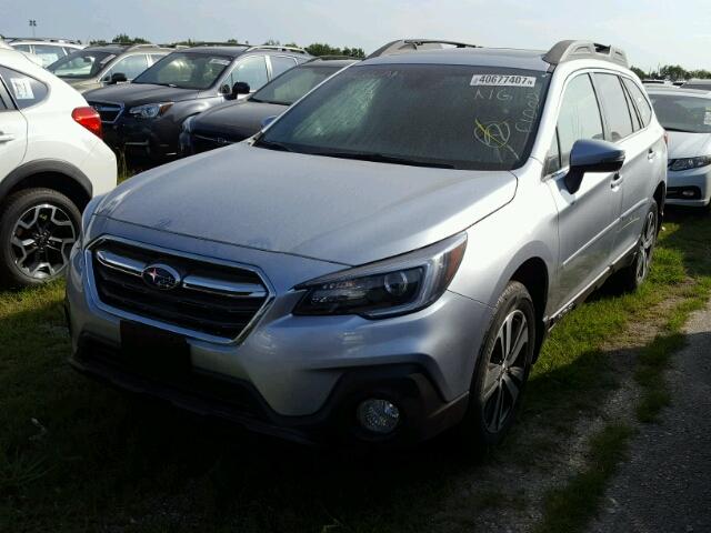 4S4BSANCXJ3200617 - 2018 SUBARU OUTBACK 2. SILVER photo 2