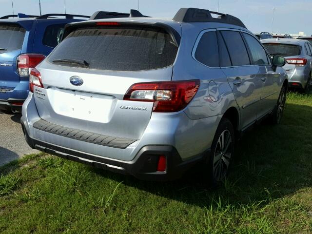 4S4BSANCXJ3200617 - 2018 SUBARU OUTBACK 2. SILVER photo 4