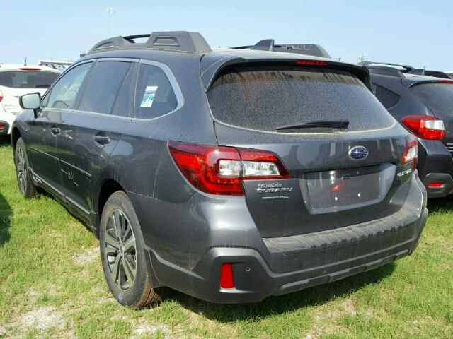 4S4BSANCXJ3201475 - 2018 SUBARU OUTBACK 2. GRAY photo 3