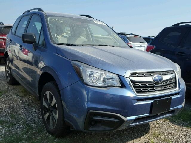 JF2SJABC8JH426641 - 2018 SUBARU FORESTER 2 BLUE photo 1