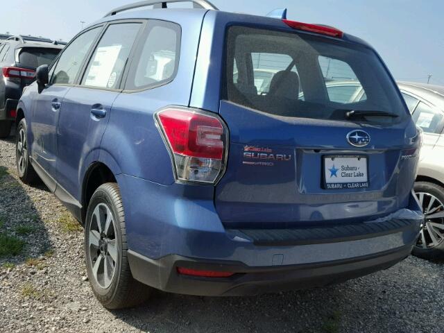 JF2SJABC8JH426641 - 2018 SUBARU FORESTER 2 BLUE photo 3