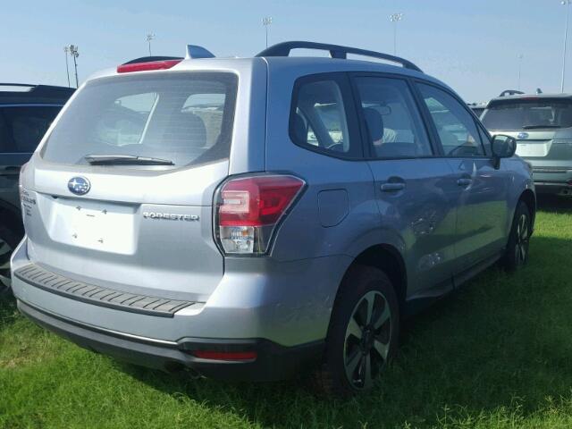 JF2SJABC8JH425747 - 2018 SUBARU FORESTER 2 GRAY photo 4