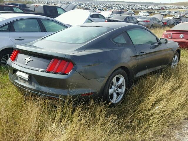 1FA6P8AM5F5407934 - 2015 FORD MUSTANG GREEN photo 4