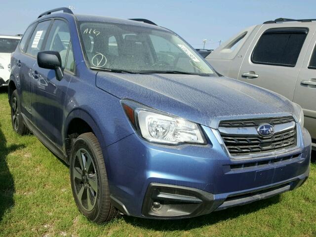 JF2SJABC8JH425506 - 2018 SUBARU FORESTER 2 BLUE photo 1