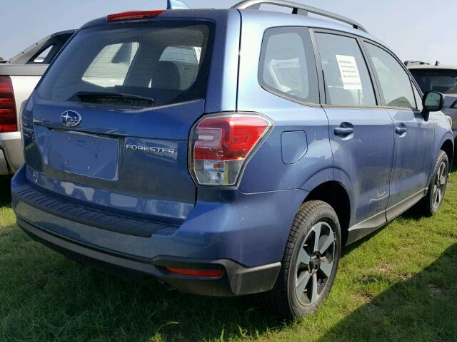 JF2SJABC8JH425506 - 2018 SUBARU FORESTER 2 BLUE photo 4