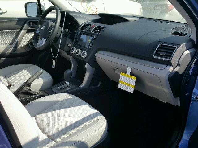 JF2SJABC8JH425506 - 2018 SUBARU FORESTER 2 BLUE photo 5