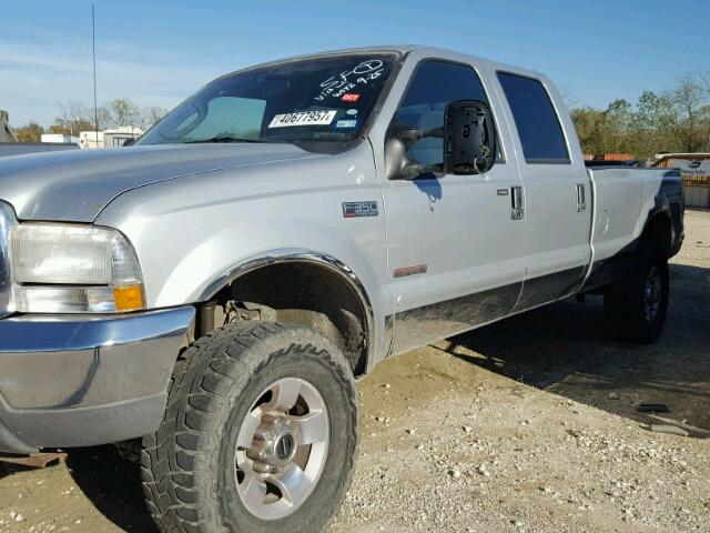 1FTSW31P74ED25158 - 2004 FORD F350 SILVER photo 2
