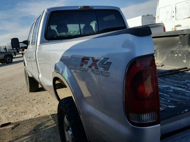 1FTSW31P74ED25158 - 2004 FORD F350 SILVER photo 3