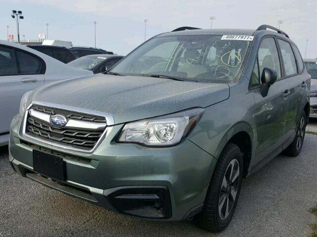 JF2SJABC7JH428817 - 2018 SUBARU FORESTER 2 GRAY photo 2