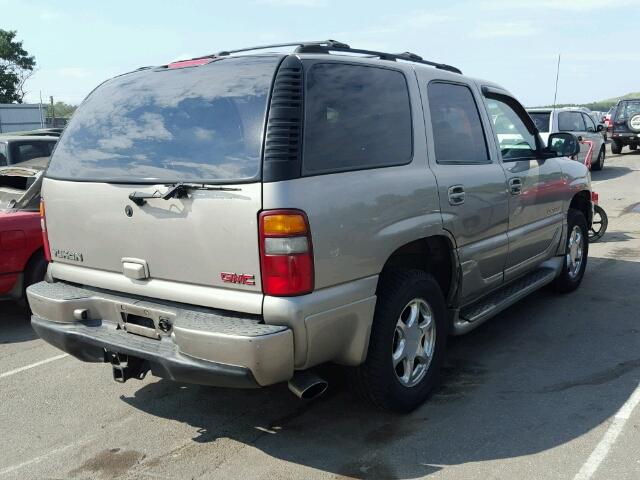 1GKEK63U42J290858 - 2002 GMC DENALI TAN photo 4