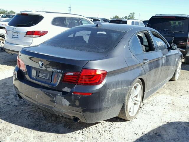 WBAFR7C56DC822643 - 2013 BMW 535 I GRAY photo 4