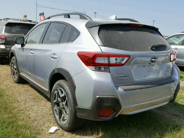 JF2GTAMC5J8204913 - 2018 SUBARU CROSSTREK SILVER photo 3