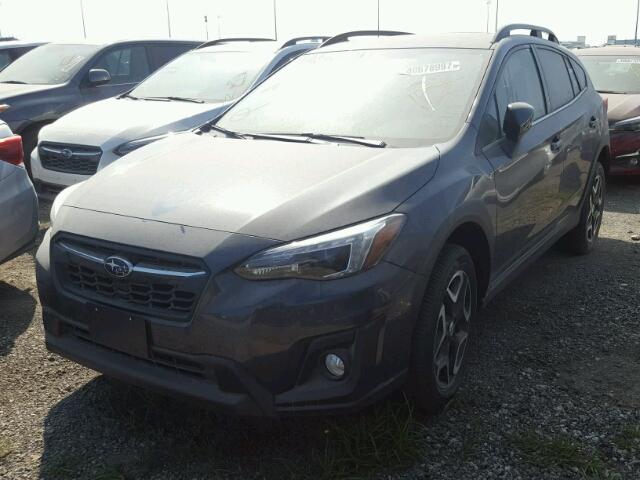 JF2GTALC2JH205325 - 2018 SUBARU CROSSTREK GRAY photo 2