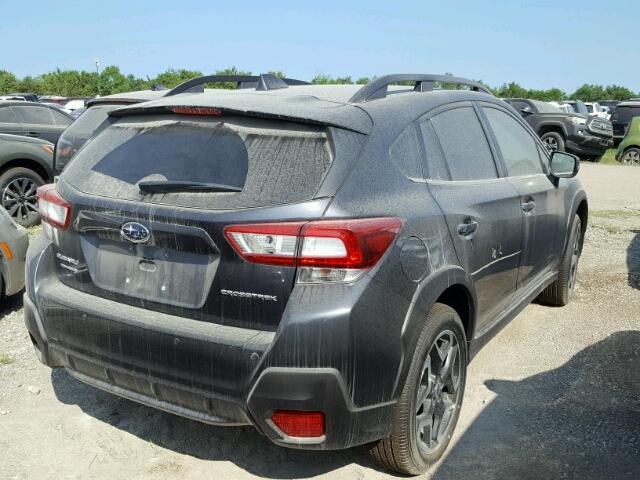 JF2GTALC2JH205325 - 2018 SUBARU CROSSTREK GRAY photo 4