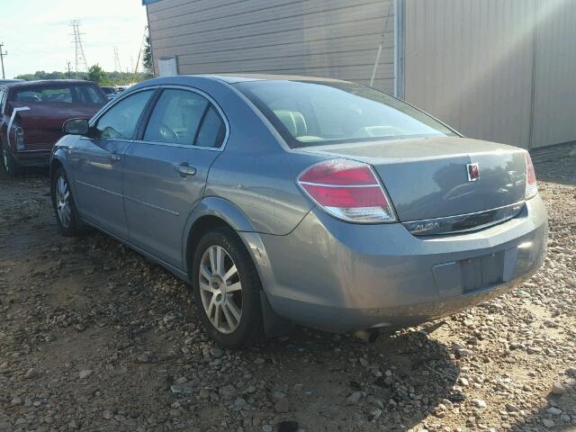 1G8ZS57N08F273250 - 2008 SATURN AURA SILVER photo 3