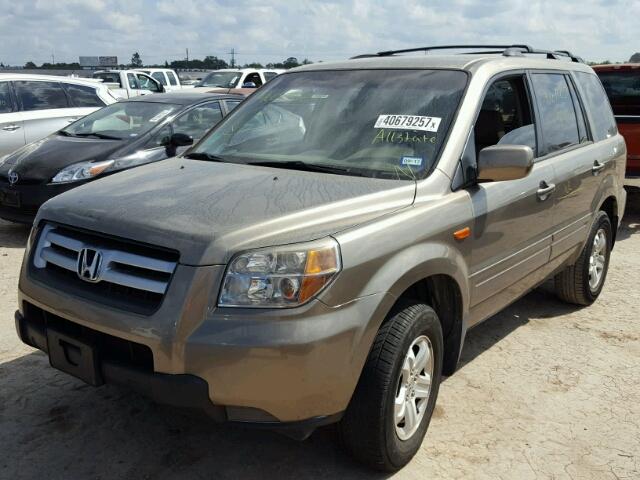 5FNYF28278B020794 - 2008 HONDA PILOT GOLD photo 2