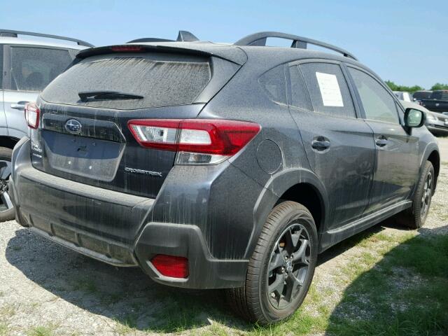 JF2GTADCXJH202669 - 2018 SUBARU CROSSTREK GRAY photo 4