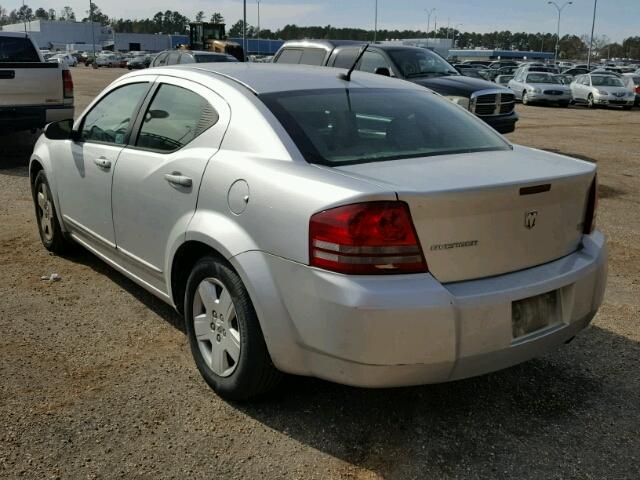 1B3LC46R98N266702 - 2008 DODGE AVENGER SE SILVER photo 3