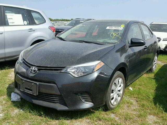 5YFBURHE9FP234945 - 2015 TOYOTA COROLLA L BLACK photo 2