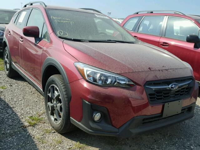 JF2GTABC8J8201586 - 2018 SUBARU CROSSTREK MAROON photo 1