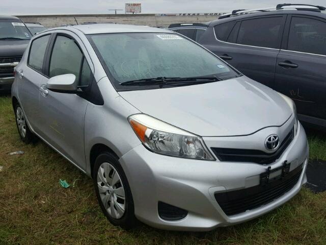 JTDKTUD35CD517819 - 2012 TOYOTA YARIS SILVER photo 1