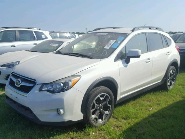 JF2GPACC8E8264342 - 2014 SUBARU XV CROSSTR WHITE photo 2