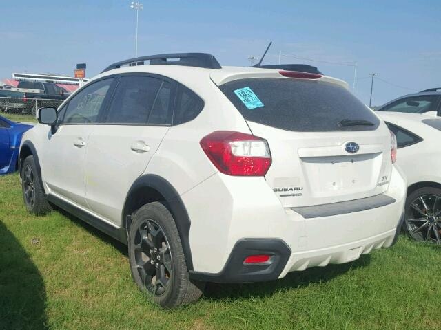 JF2GPACC8E8264342 - 2014 SUBARU XV CROSSTR WHITE photo 3