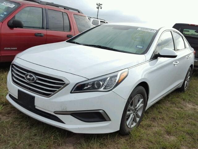 5NPE24AF2GH287803 - 2016 HYUNDAI SONATA WHITE photo 2