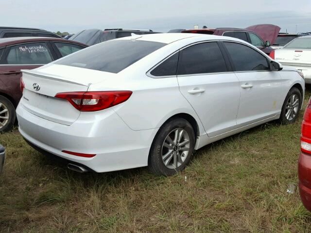 5NPE24AF2GH287803 - 2016 HYUNDAI SONATA WHITE photo 4